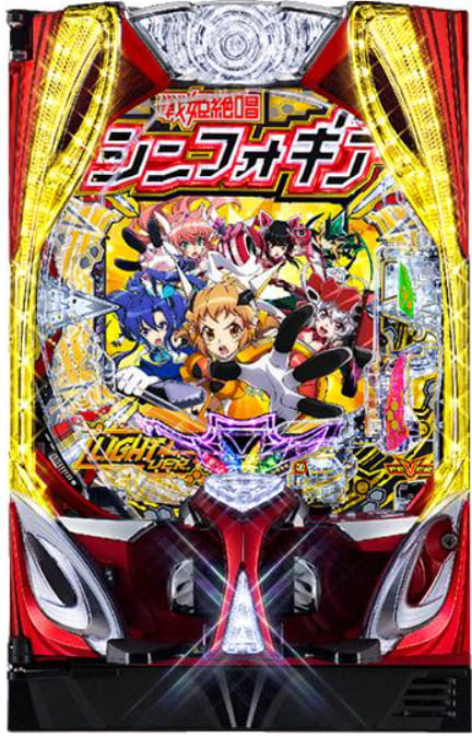 パチスロ シンフォギア4 甘デジのタイトル画面